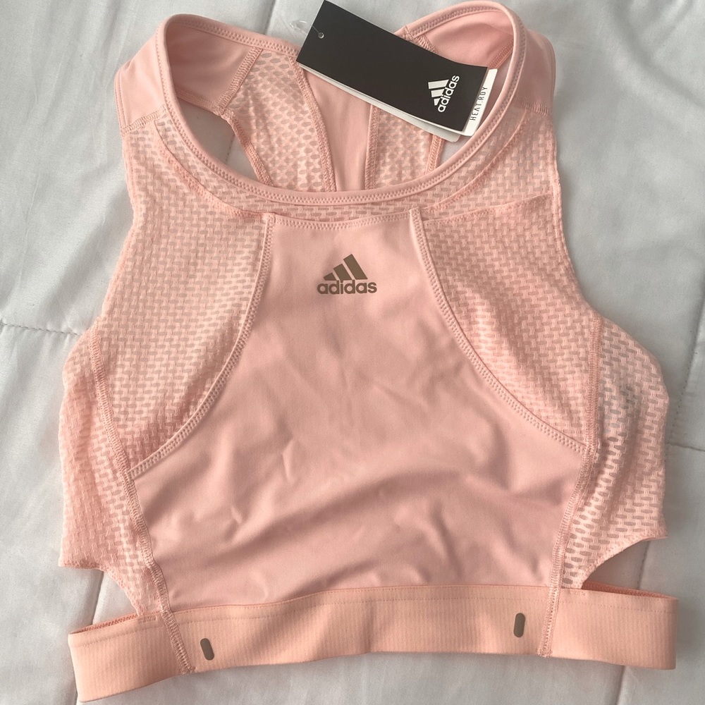 ADIDAS haze coral Tank brand New with Tags